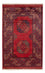 Tapis afghan - 153 x 103 cm - rouge