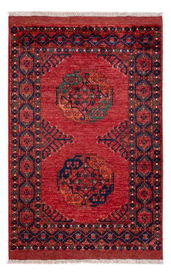 Tapis afghan - 153 x 103 cm - rouge