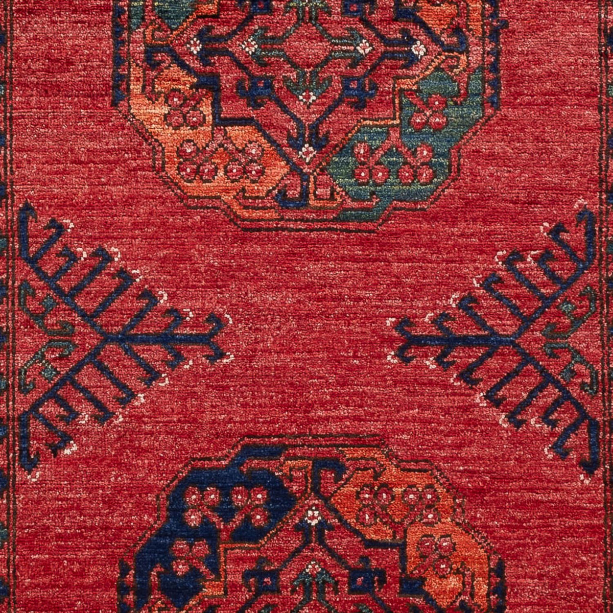 Tapis afghan - 153 x 103 cm - rouge