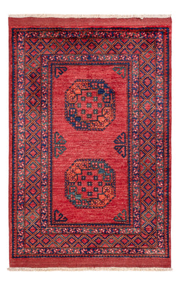 Tapis afghan - 154 x 102 cm - rouge