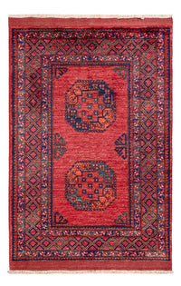 Tapis afghan - 154 x 102 cm - rouge