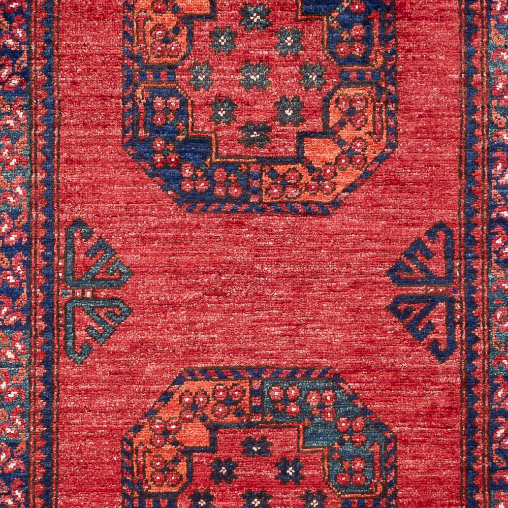 Tapis afghan - 154 x 102 cm - rouge
