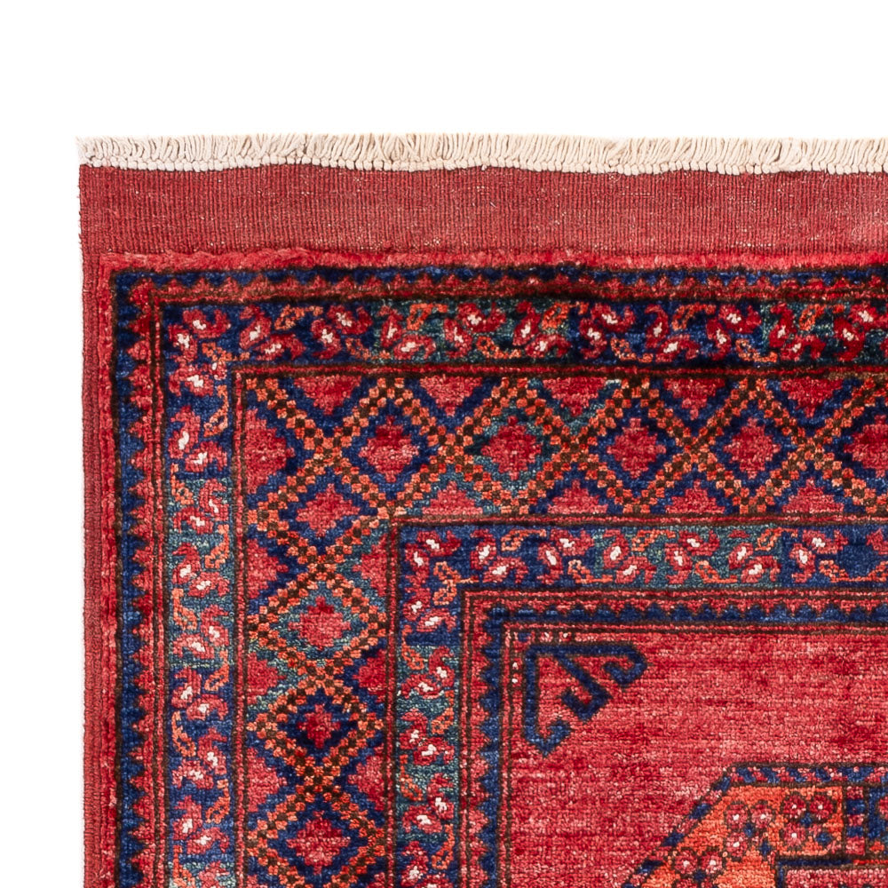 Tapis afghan - 154 x 102 cm - rouge