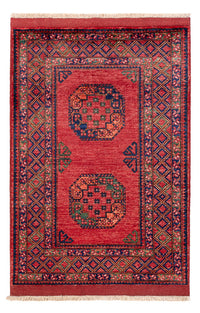 Tapis afghan - 151 x 104 cm - rouge
