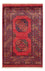 Tapis afghan - 151 x 104 cm - rouge