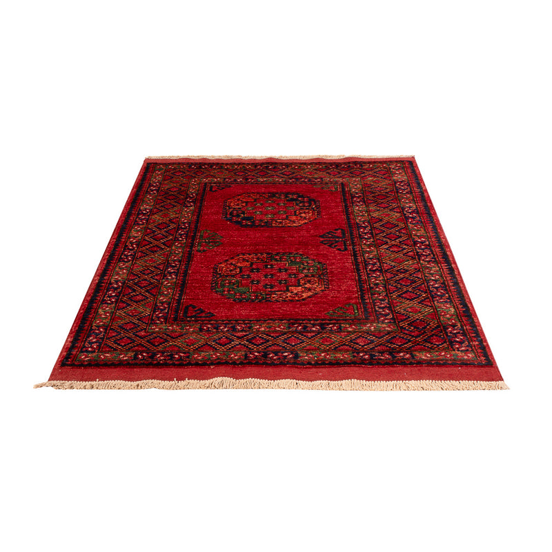 Tapis afghan - 151 x 104 cm - rouge