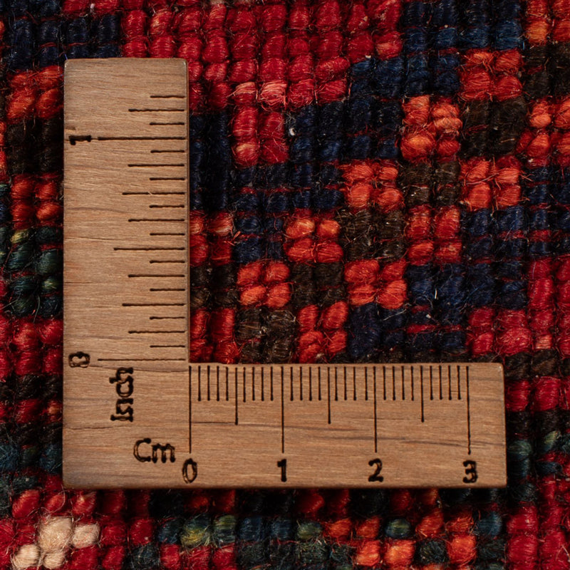 Tapis afghan - 151 x 104 cm - rouge