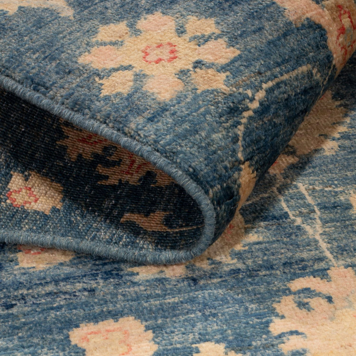 Tapis Ziegler - 150 x 100 cm - bleu