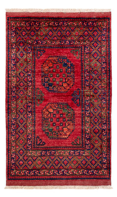 Tapis afghan - 155 x 100 cm - rouge