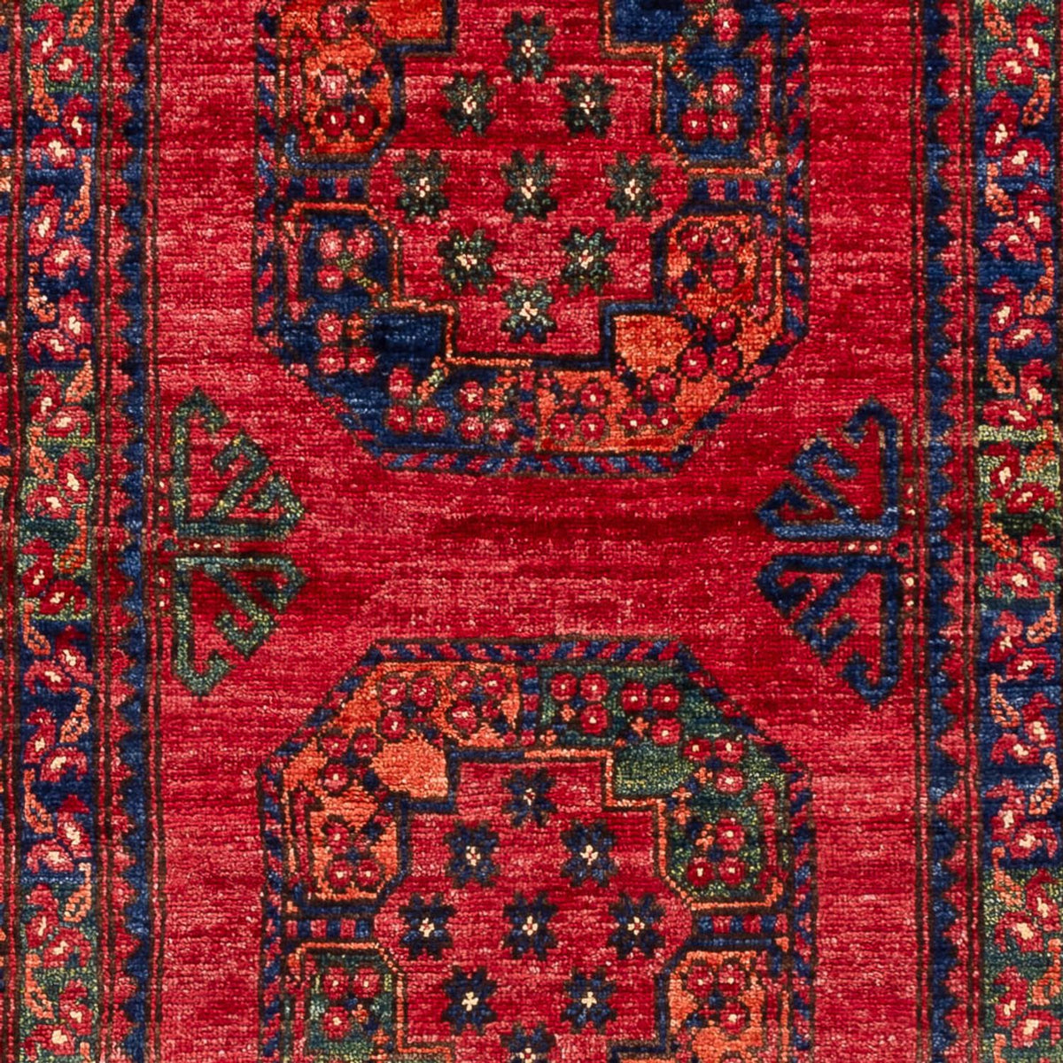 Tapis afghan - 155 x 100 cm - rouge