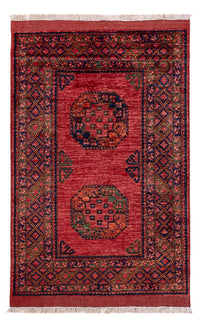 Tapis afghan - 151 x 103 cm - rouge