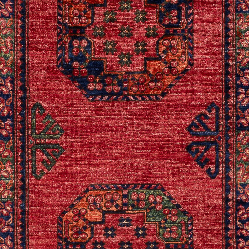 Tapis afghan - 151 x 103 cm - rouge