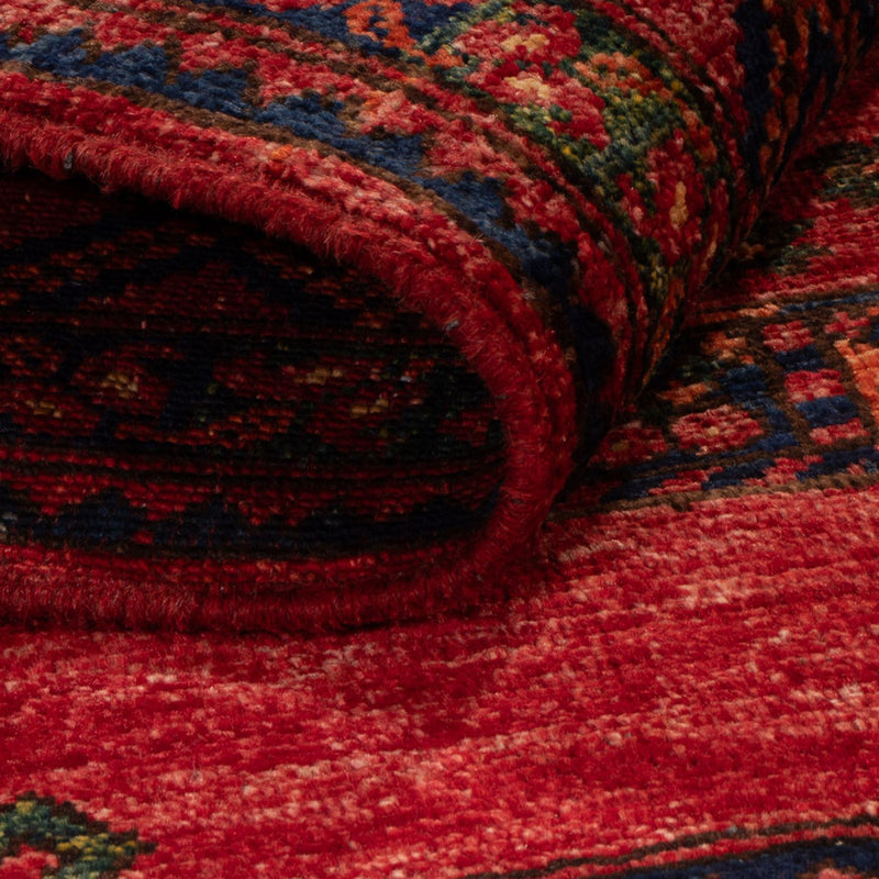 Tapis afghan - 151 x 103 cm - rouge