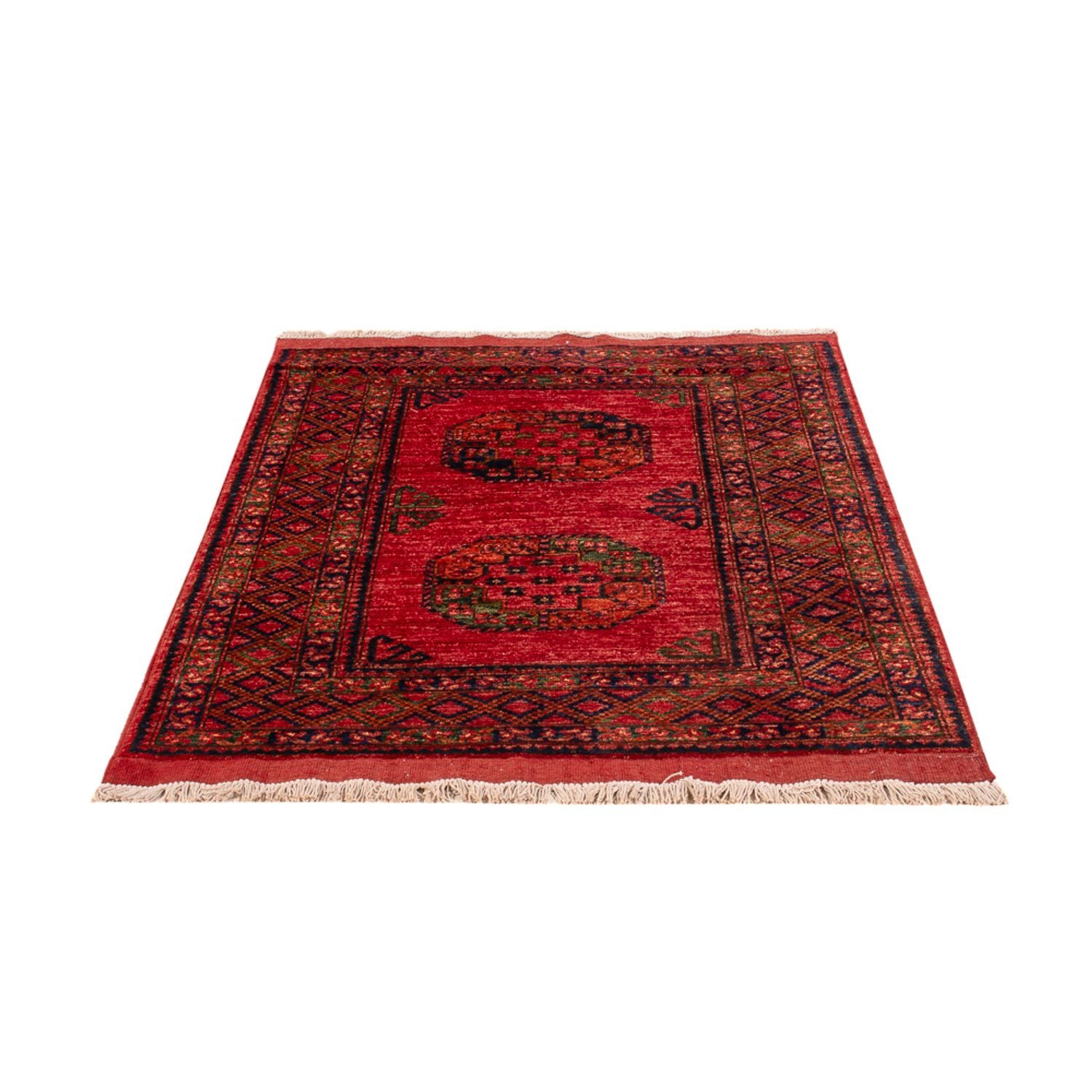 Tapis afghan - 151 x 103 cm - rouge