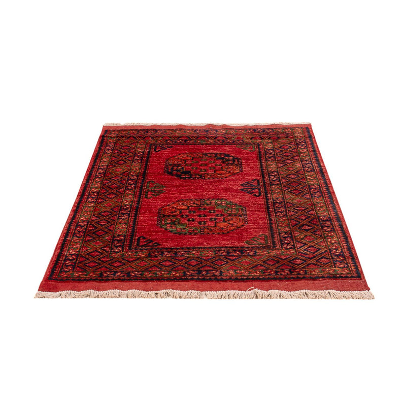 Tapis afghan - 151 x 103 cm - rouge