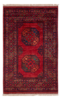 Tapis afghan - 155 x 103 cm - rouge