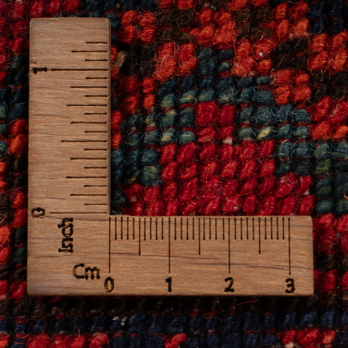 Tapis afghan - 155 x 103 cm - rouge