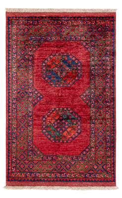 Tapis afghan - 155 x 100 cm - rouge