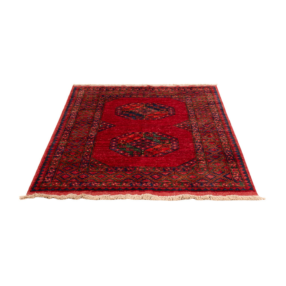 Tapis afghan - 155 x 100 cm - rouge