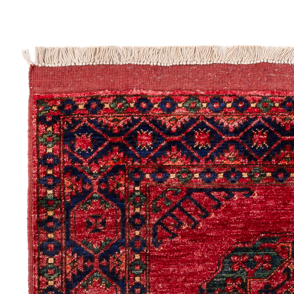 Tapis afghan - 151 x 102 cm - rouge