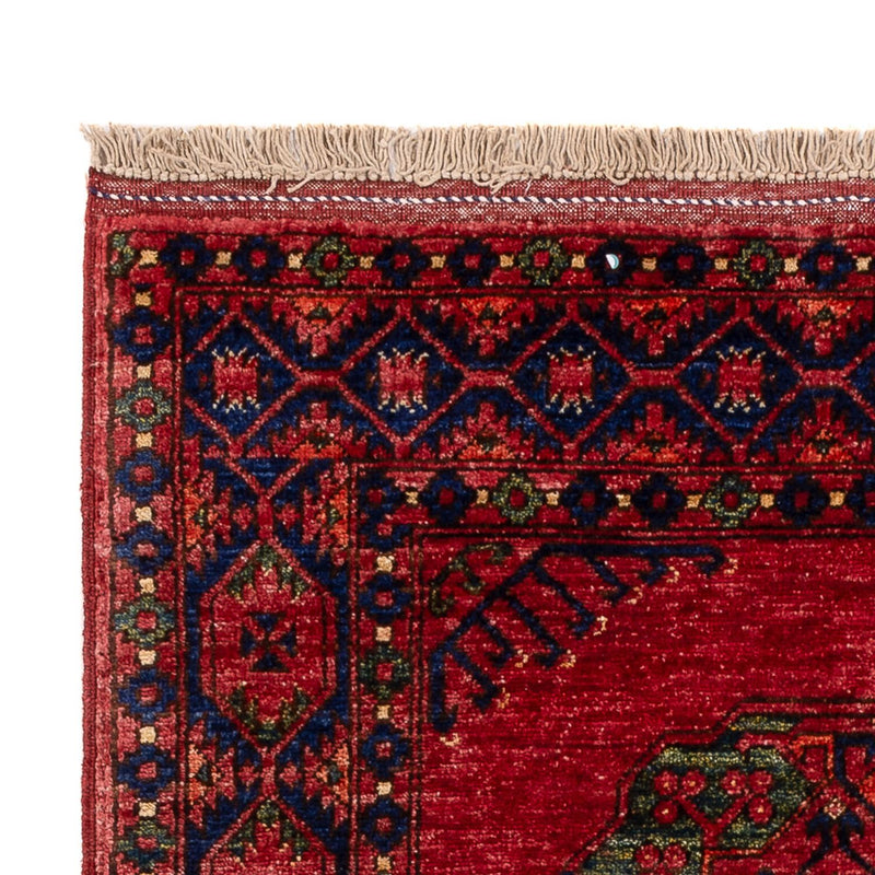 Tapis afghan - 152 x 99 cm - rouge
