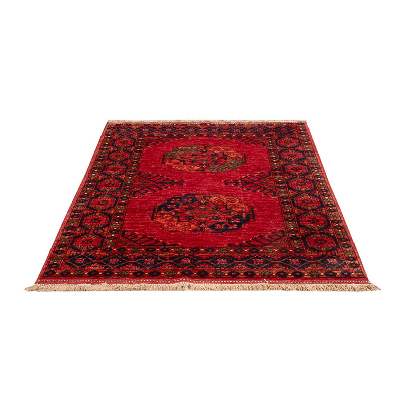 Tapis afghan - 152 x 99 cm - rouge