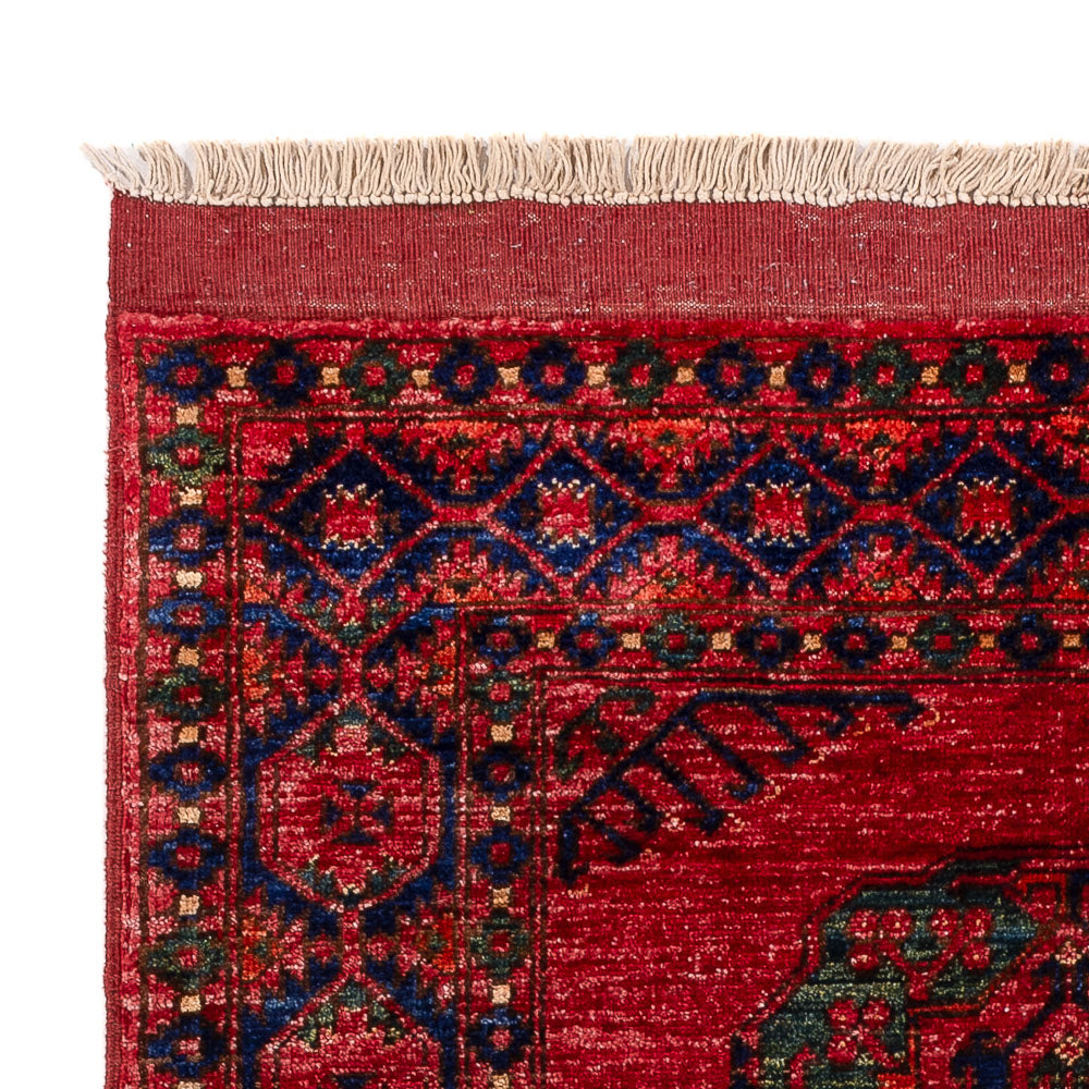 Tapis afghan - 151 x 103 cm - rouge