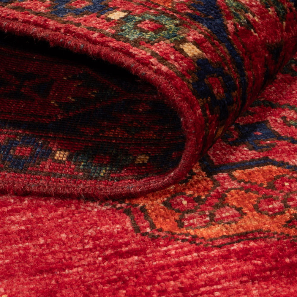 Tapis afghan - 151 x 103 cm - rouge
