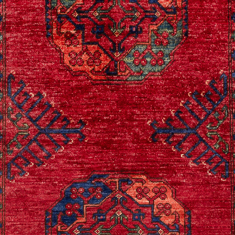 Tapis afghan - 151 x 102 cm - rouge