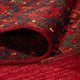 Tapis afghan - 151 x 102 cm - rouge