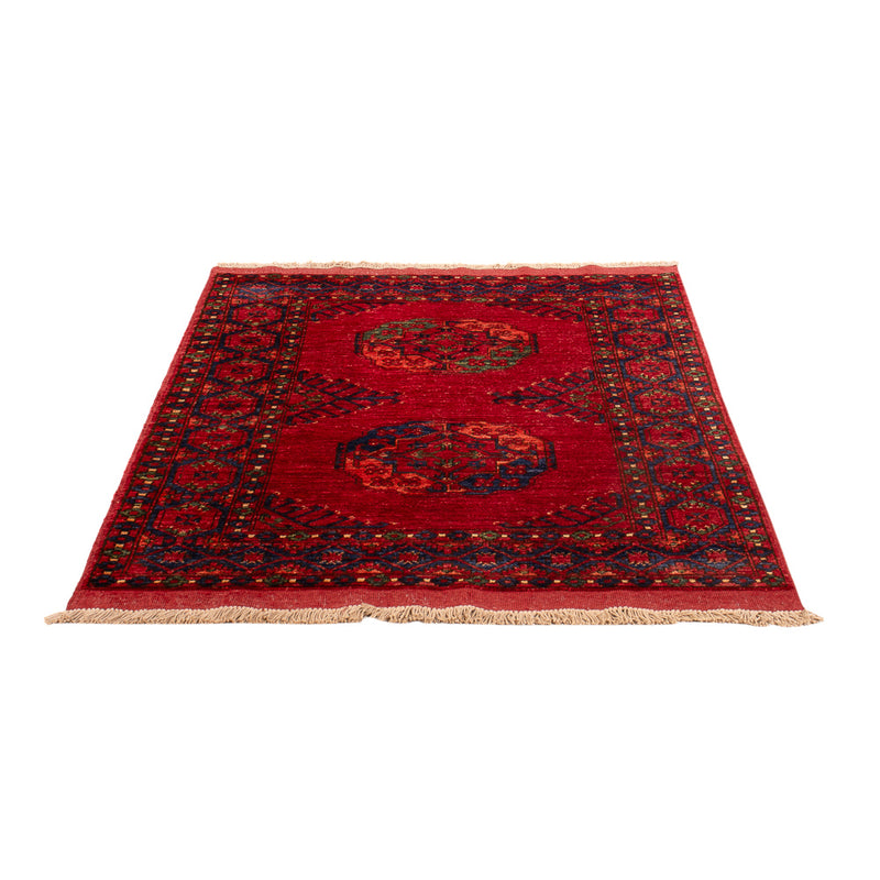 Tapis afghan - 151 x 102 cm - rouge