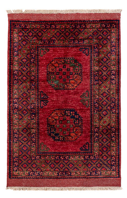 Tapis afghan - 150 x 103 cm - rouge