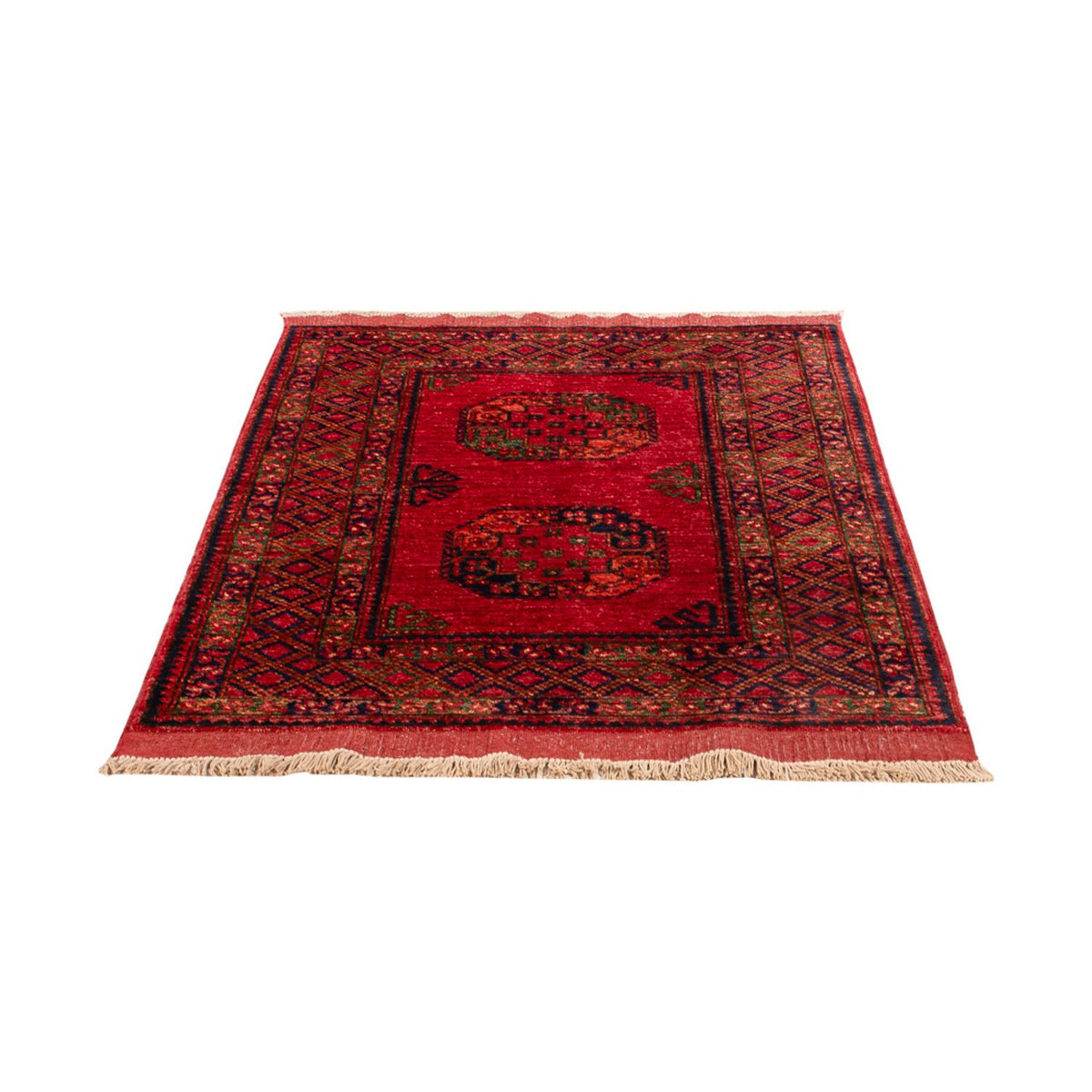 Tapis afghan - 150 x 103 cm - rouge