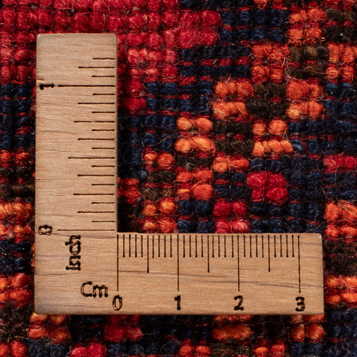 Tapis afghan - 150 x 103 cm - rouge