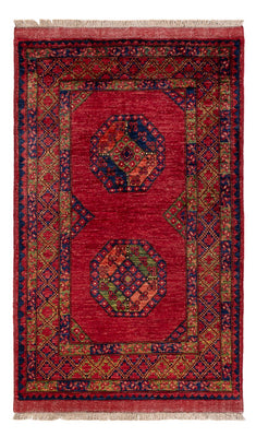 Tapis afghan - 162 x 102 cm - rouge