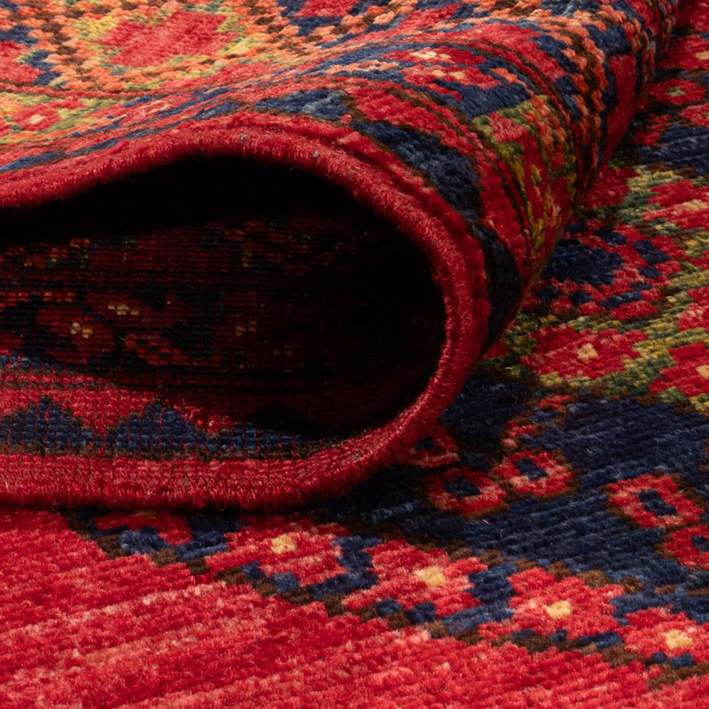 Tapis afghan - 162 x 102 cm - rouge