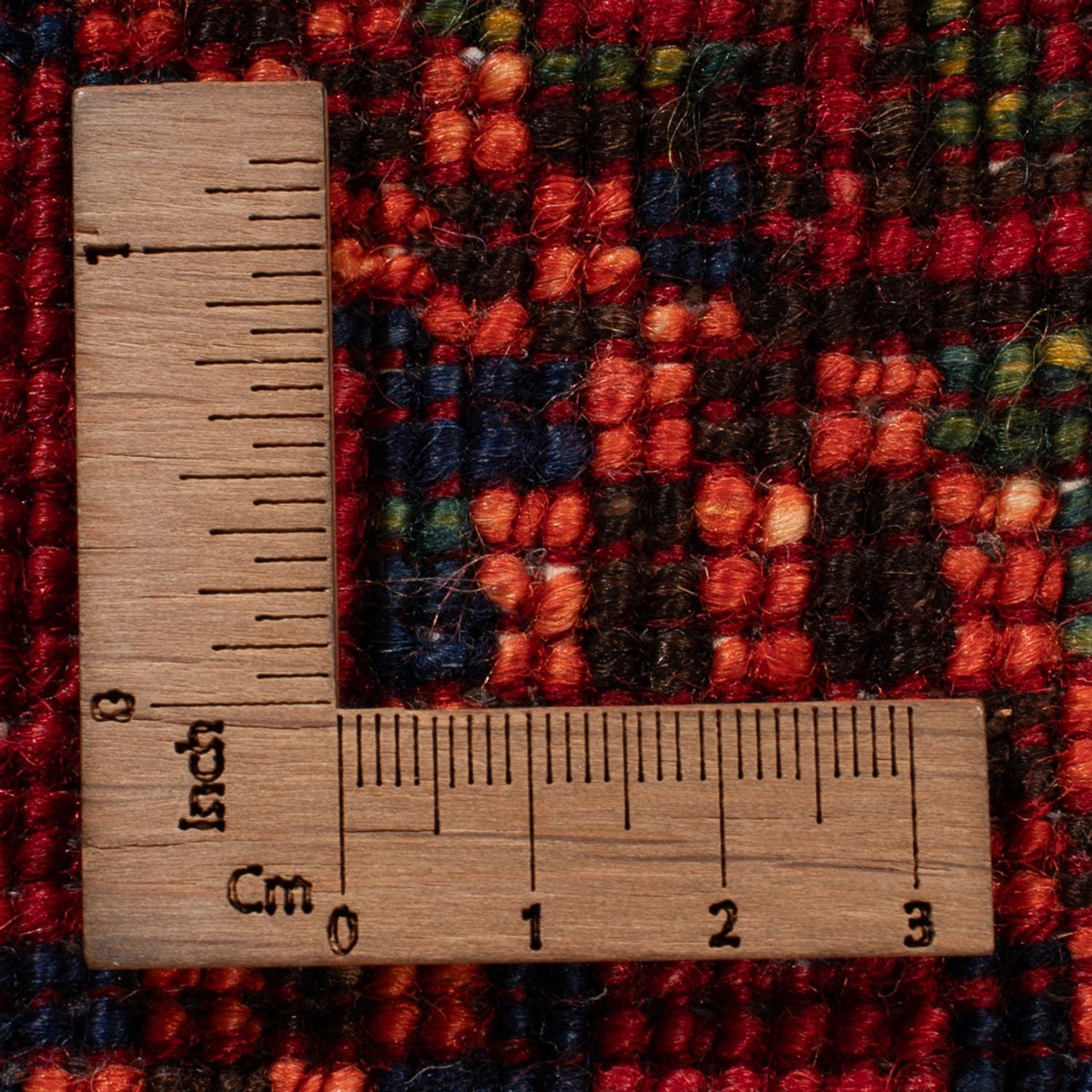 Tapis afghan - 162 x 102 cm - rouge