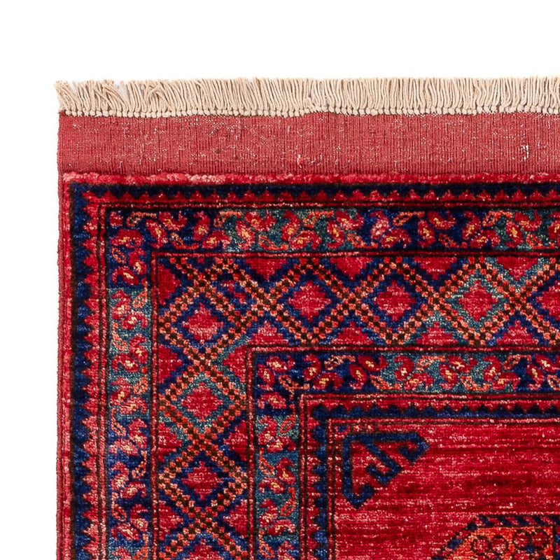 Tapis afghan - 150 x 102 cm - rouge