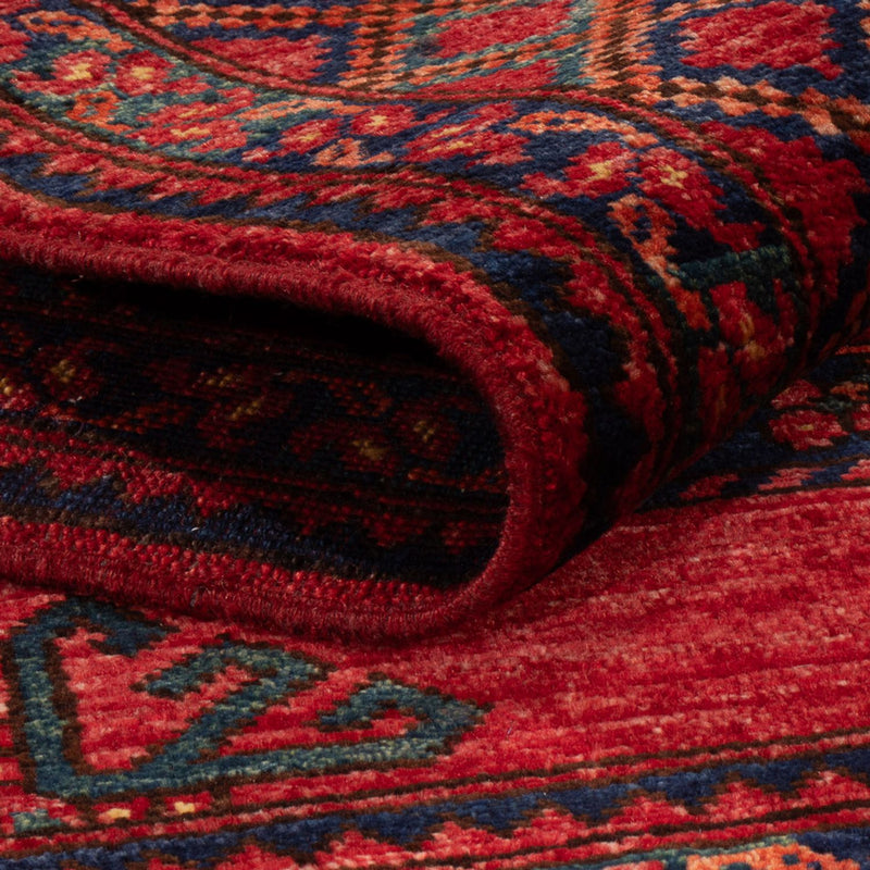 Tapis afghan - 150 x 102 cm - rouge