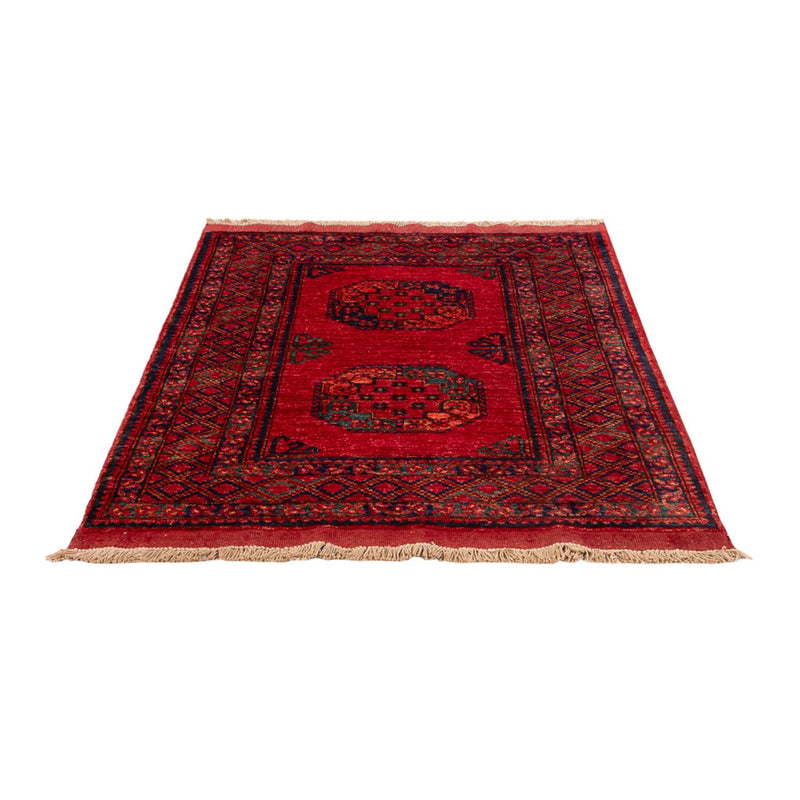 Tapis afghan - 150 x 102 cm - rouge