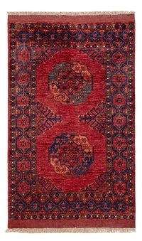 Tapis afghan - 159 x 106 cm - rouge