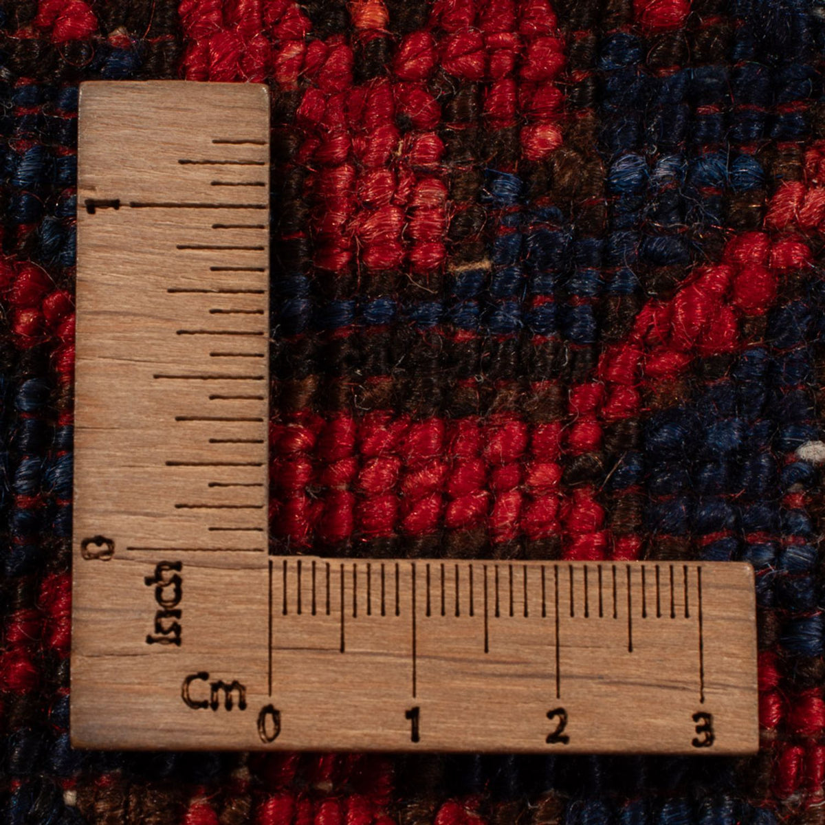 Tapis afghan - 159 x 106 cm - rouge