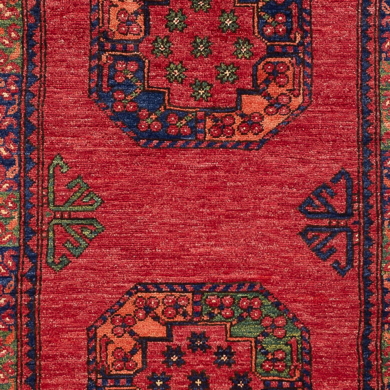 Tapis afghan - 154 x 108 cm - rouge