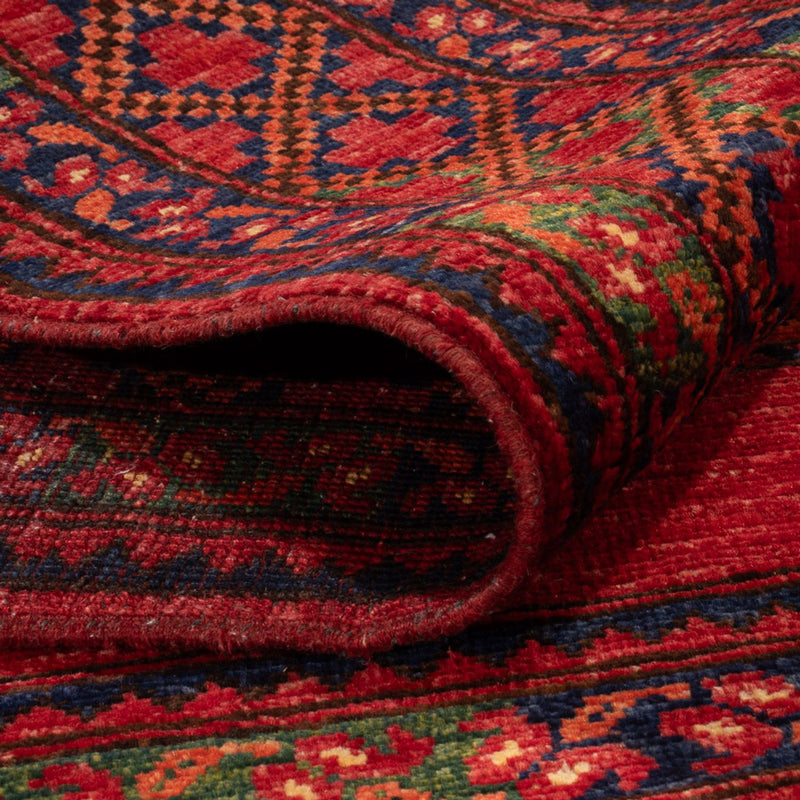 Tapis afghan - 154 x 108 cm - rouge