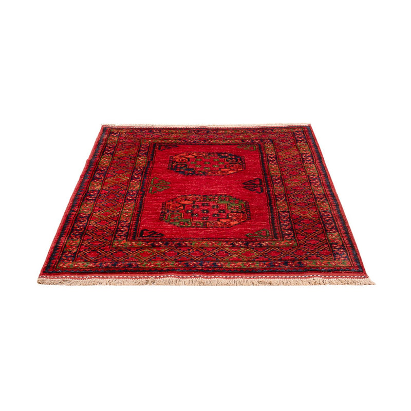 Tapis afghan - 154 x 108 cm - rouge