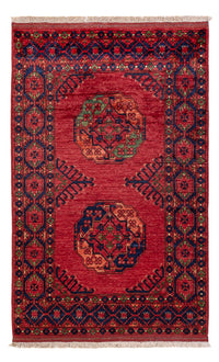 Tapis afghan - 158 x 99 cm - rouge