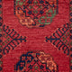 Tapis afghan - 158 x 99 cm - rouge
