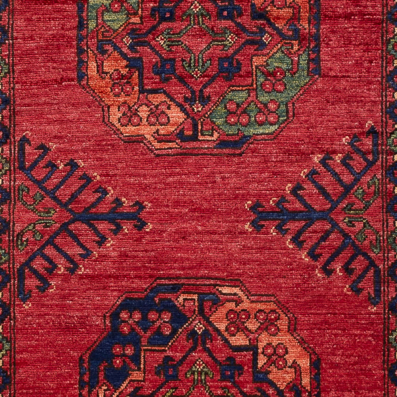 Tapis afghan - 158 x 99 cm - rouge