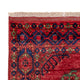Tapis afghan - 158 x 99 cm - rouge