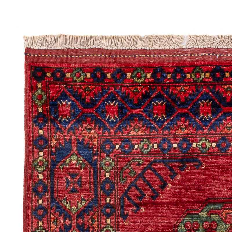 Tapis afghan - 158 x 99 cm - rouge